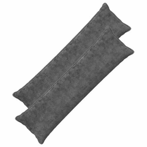Калъфка за възглавница 2 бр. HOUTEN Тъмносиво 40 x 145 см