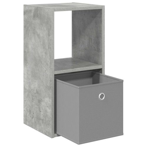 Нощно шкафче Циментено сиво 30,5 x 27 x 59,5 см