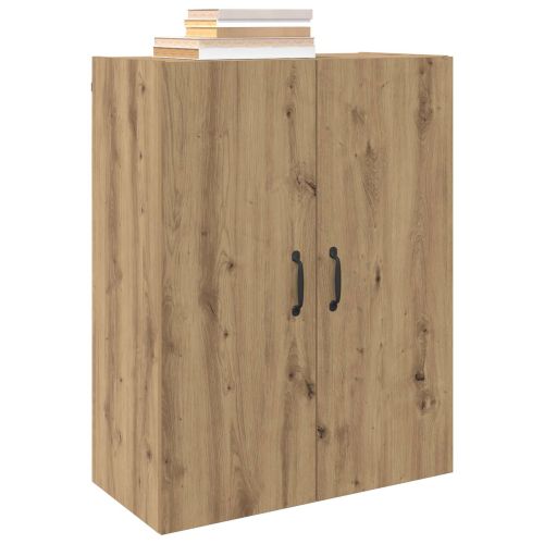 Стенно шкафче 2 бр. Дъб 69,5 x 34 x 90 см Инженерна дървесина