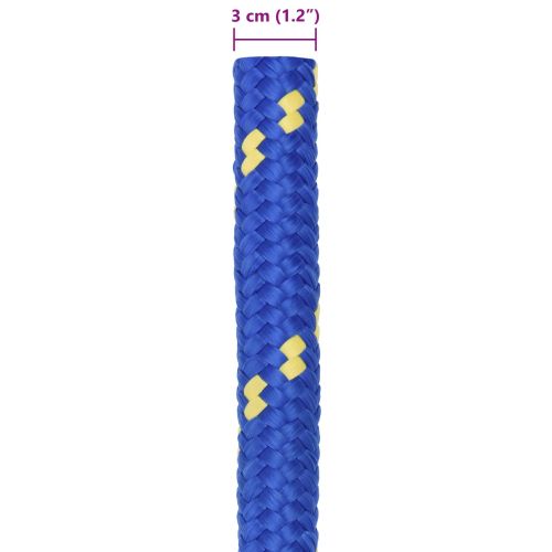 Въже за лодка 3 mm 50 m Синьо ПП