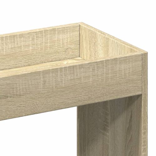 Висок шкаф, сонома дъб, 92x33x140 см, инженерно дърво