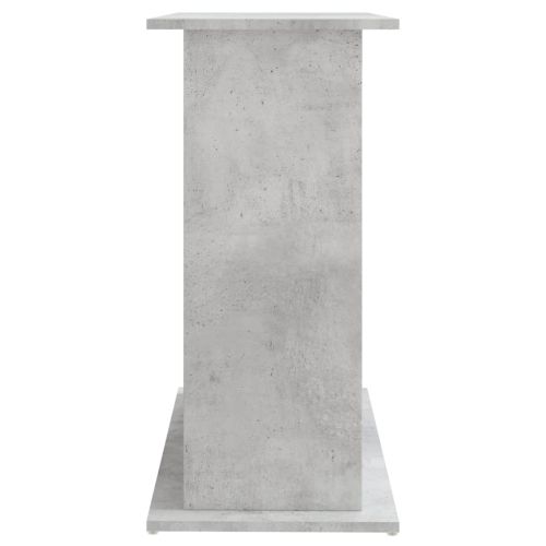 Стойка за аквариум, бетонна, сива, 81x36x73 см, инженерно дърво