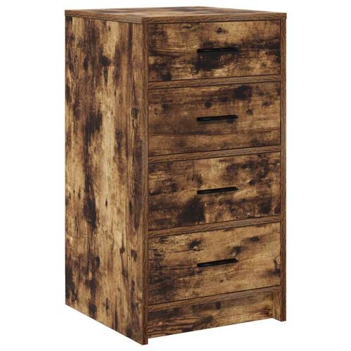 Тоалетка 3 бр. Кафяво 40 x 41 x 135 см Инженерна дървесина