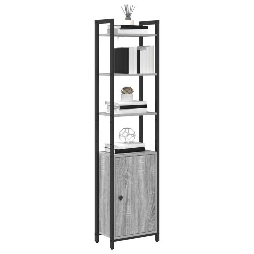 Шкаф за книги 6 нива 40 x 24 x 161 см Инженерна дървесина