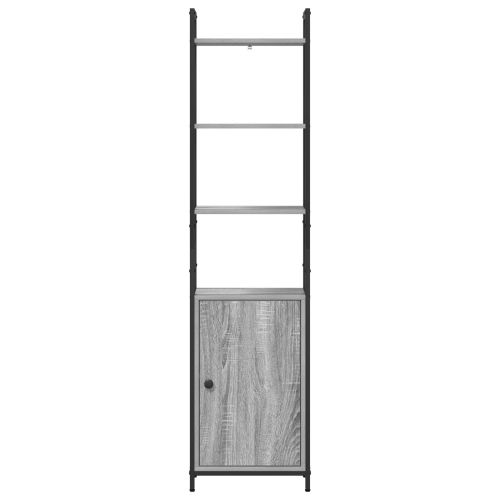 Шкаф за книги 6 нива 40 x 24 x 161 см Инженерна дървесина