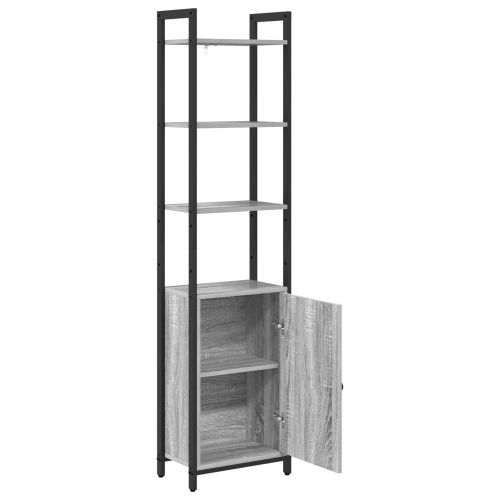 Шкаф за книги 6 нива 40 x 24 x 161 см Инженерна дървесина