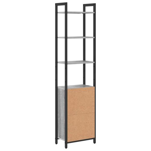 Шкаф за книги 6 нива 40 x 24 x 161 см Инженерна дървесина