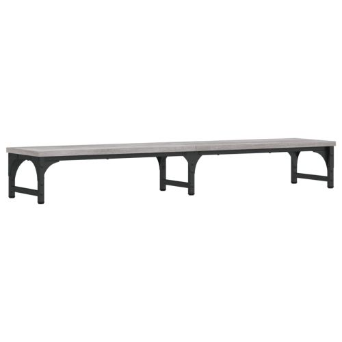 Поставка за монитор, сив сонома 105x23x15,5 см, инженерно дърво