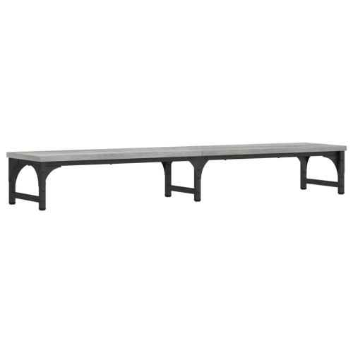 Поставка за монитор, сив сонома 105x23x15,5 см, инженерно дърво