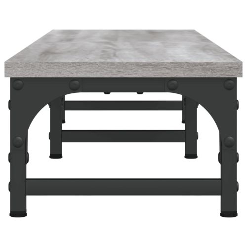 Поставка за монитор, сив сонома 105x23x15,5 см, инженерно дърво