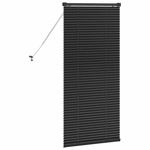 Венецианска щора Черно 60 x 2,5 x 130 см 25 мм Алуминий
