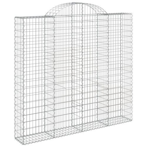 Габионни кошници арка 6 бр 200x50x180/200 см поцинковано желязо