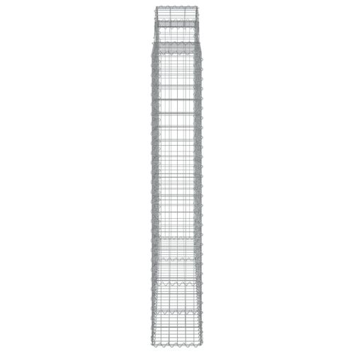 Габионни кошници арка 6 бр 200x50x180/200 см поцинковано желязо