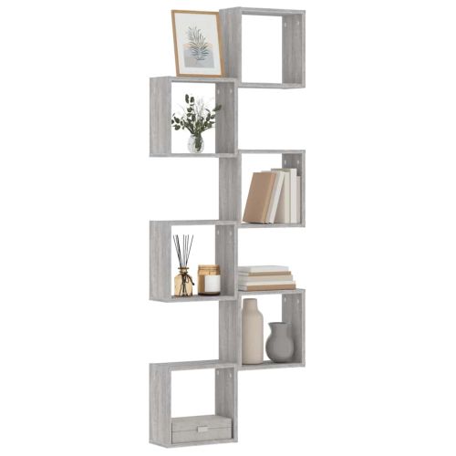 стенни кубчета 6 бр. сиви сонома 30x15x30 см