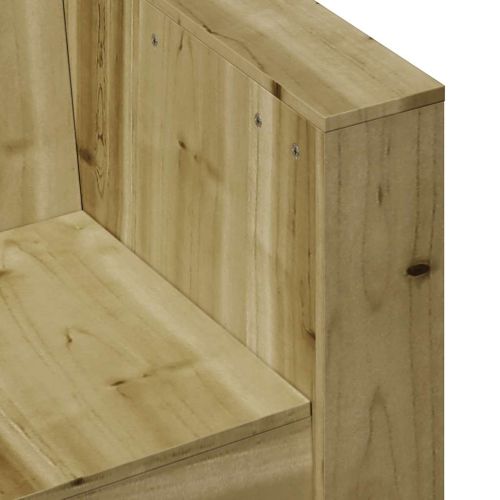 Градински диван, 79x60x62 см, импрегнирано борово дърво