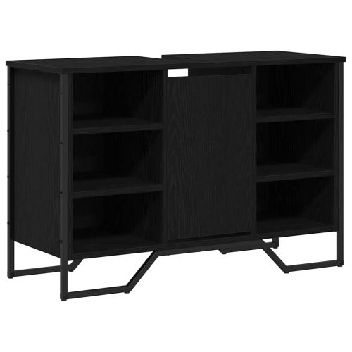 Шкаф за мивка в баня Черния дъб 91 x 35 x 60 см