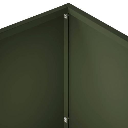 Градинска саксия 2 бр. Маслиненозелено 60 x 30 x 40 см