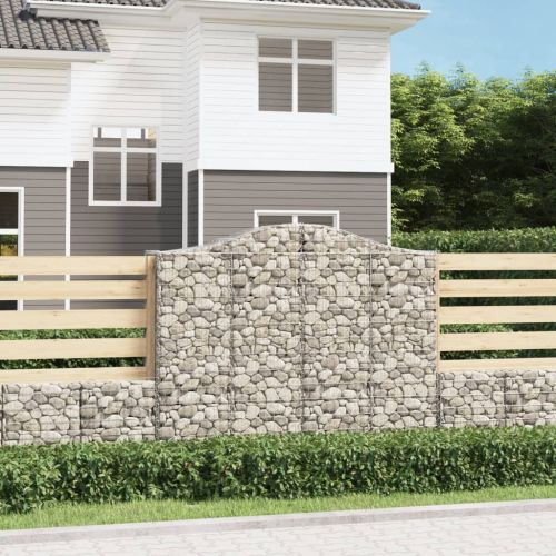 Габионни кошници арка 6 бр 200x50x160/180 см поцинковано желязо