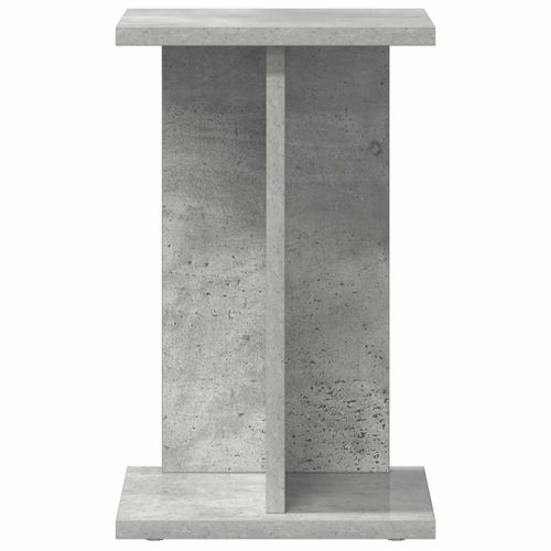 Стойка за растения 2 бр. Бетонно сиво 25 x 25,5 x 40,5 см