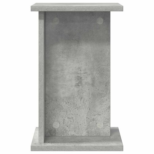 Стойка за растения 2 бр. Бетонно сиво 25 x 25,5 x 40,5 см