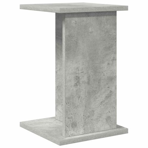 Стойка за растения 2 бр. Бетонно сиво 25 x 25,5 x 40,5 см