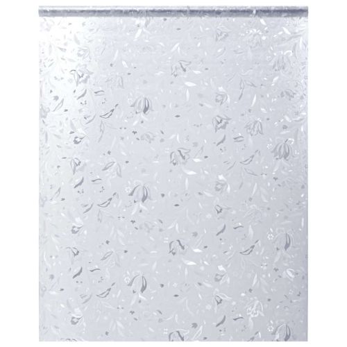 Фолио за прозорци матирано модел на цвете 90x500 см PVC