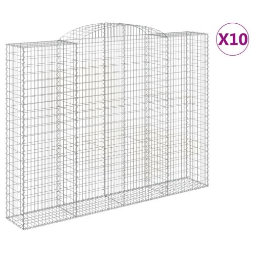 Габионни кошници арка 10 бр 300x50x220/240см поцинковано желязо