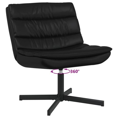 Въртящ се стол Черно 63 x 75 x 76 см Изкуствена