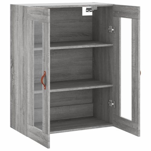Стенен шкаф сив сонома 69,5x34x90 см