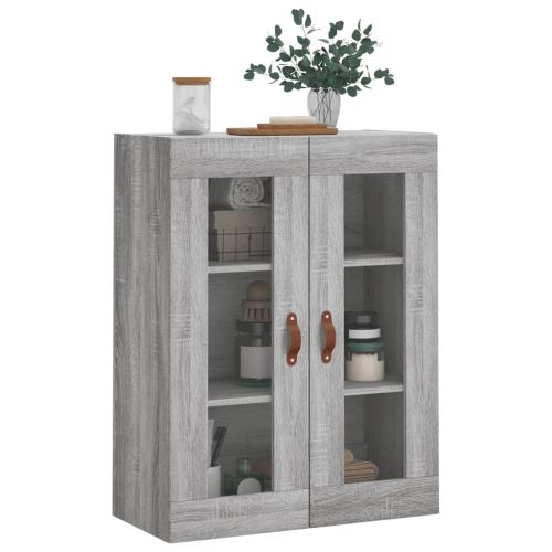 Стенен шкаф сив сонома 69,5x34x90 см