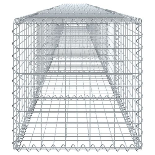 Габионна кошница с покритие, 900x50x50 см, поцинковано желязо
