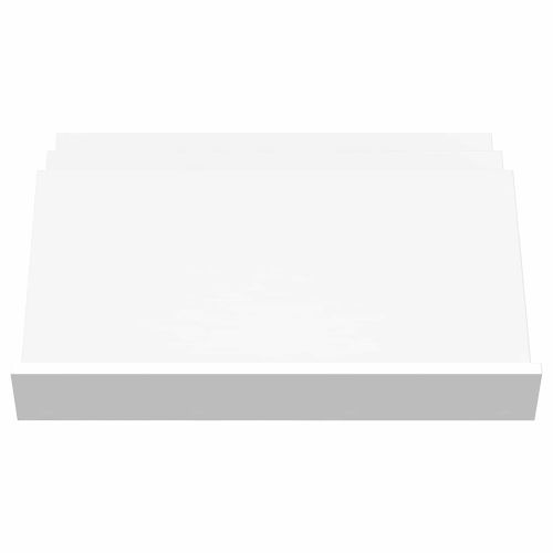 Етажерка за списания Бяло 65 x 53 x 28,5 см Инженерна дървесина
