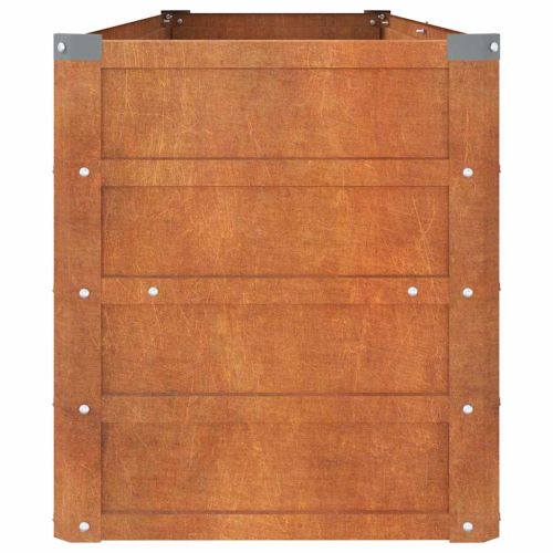 Градинска повдигната леха ръждив 160x40x45 см кортенова стомана