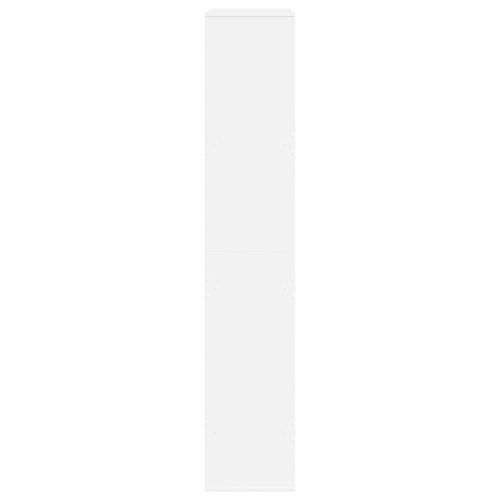 Библиотека, бяла, 100x33x175 см, инженерно дърво