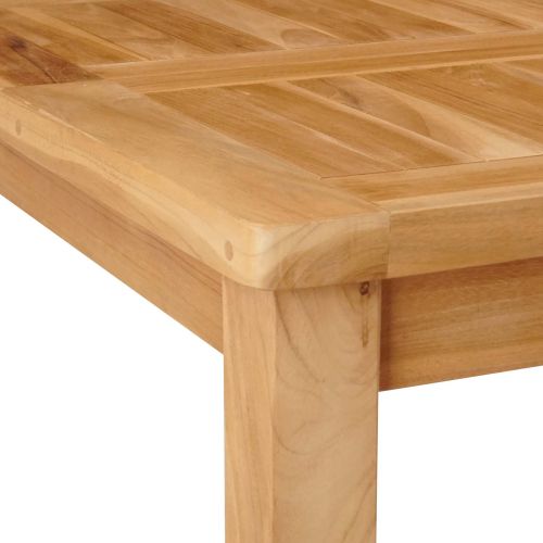 Набор за бар на открито 5 бр. Нетретирано Солидно тиково дърво