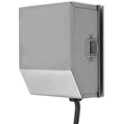 VidaXL Професионален барбекю двигател за шиш от неръждаема стомана, 4W