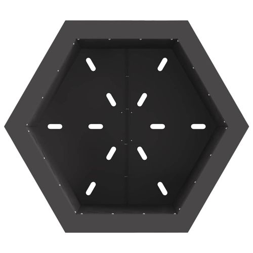 Бездимна огнище Черно 58 x 58 x 51 см Кортенова стомана