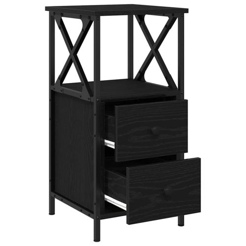 Нощен шкаф Черния дъб 34 x 35,5 x 70 см Инженерна дървесина