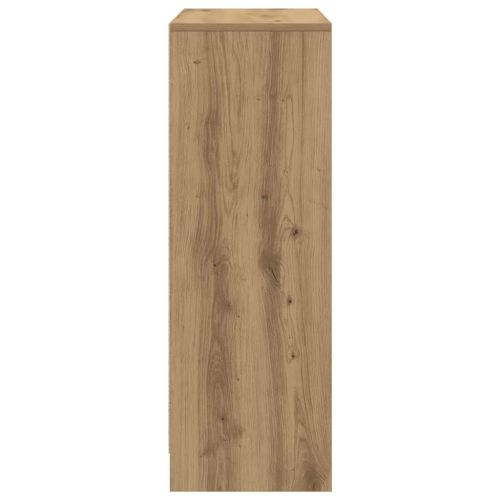 Бюфет с чекмеджета и вратички, дъб артизан, 73x31x90 см