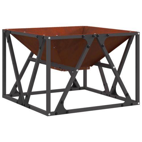Огнен съд Ръждясало 50 x 50 x 35 cm Патинираща стомана