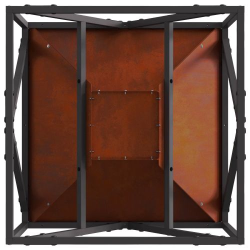 Огнен съд Ръждясало 50 x 50 x 35 cm Патинираща стомана
