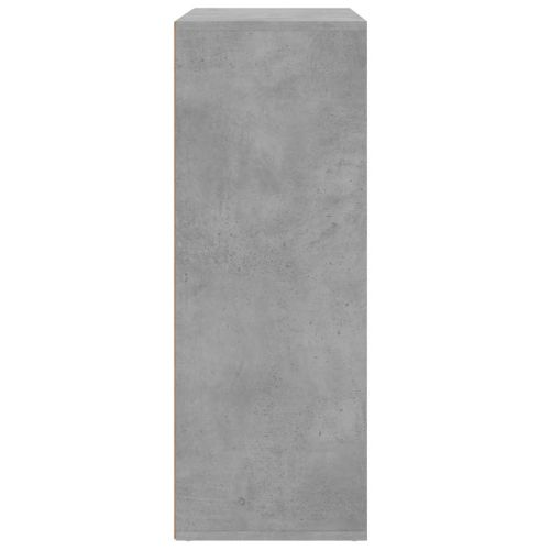 Сайдборди, 2 бр, бетонно сиви, 60x31x84 см, инженерно дърво