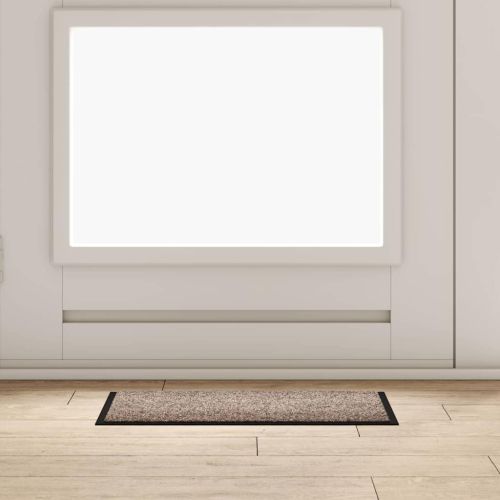Мат за врата Бежово 60 x 40 x 1.2 см Тедди плат