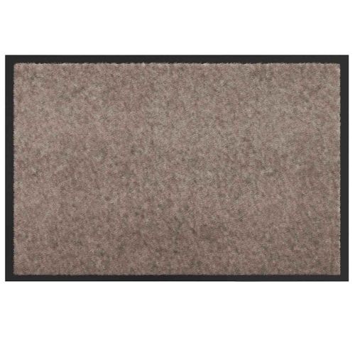 Мат за врата Бежово 60 x 40 x 1.2 см Тедди плат