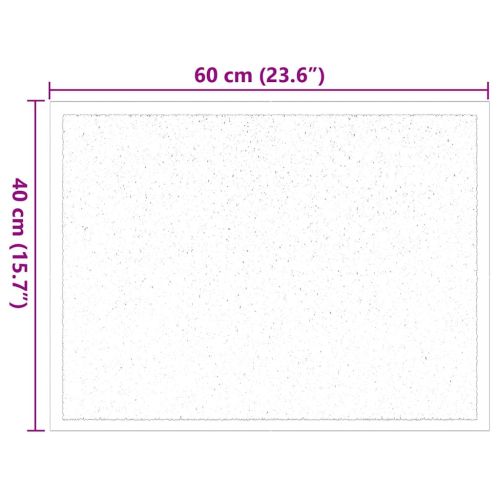 Мат за врата Бежово 60 x 40 x 1.2 см Тедди плат