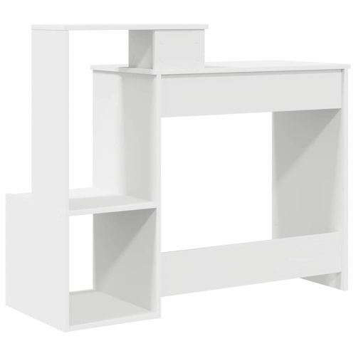 Бюро Бяло 106 x 41 x 88.5 см Инженерна дървесина