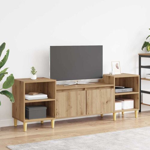 ТВ шкаф 160 x 35 x 55 см Дъб Инженерна дървесина