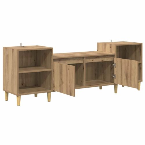 ТВ шкаф 160 x 35 x 55 см Дъб Инженерна дървесина