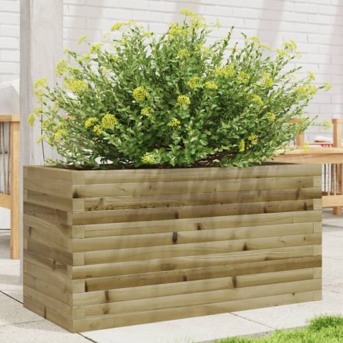 Градинска кашпа 90x40x45,5 см импрегниран бор