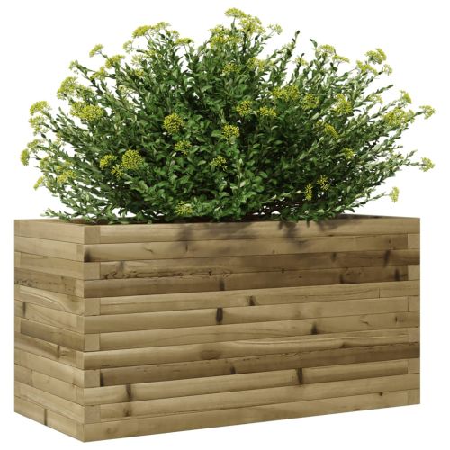 Градинска кашпа 90x40x45,5 см импрегниран бор